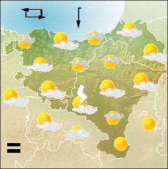 imagen: Información meteorolóxica sobre o estado do mar