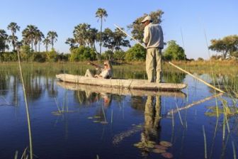 imagen: La inundación del Okavango