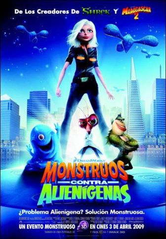 imagen: Monstruos contra alienígenas (2009)